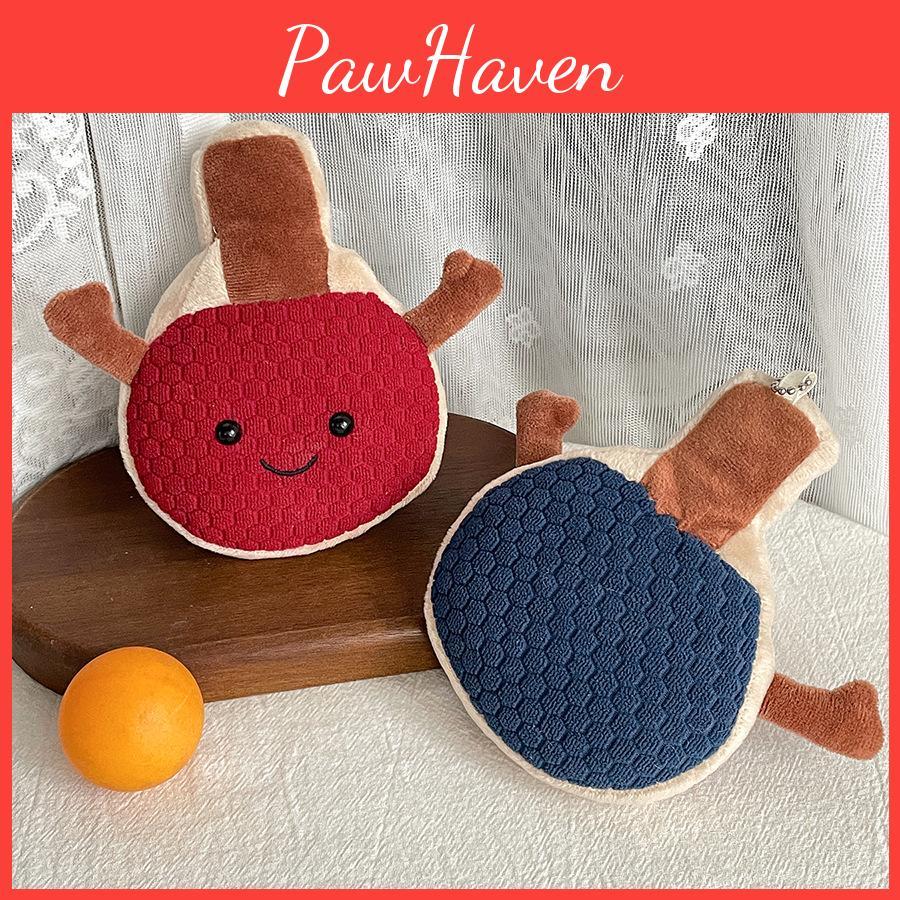 Tenis stołowy Rakietka Pluszowy Brelok Miękka Wypchana Zabawka z Wypełnieniem Bawełną PP