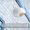 New PVC Air Vent Half Spherical White Ducting Ventilation Vent Cover Wall Ceiling