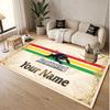 Custom Rug Penrith Panthers Pattern Print Name Text Soft Non‑Slip Floor Carpet for Home Indoor Decoration