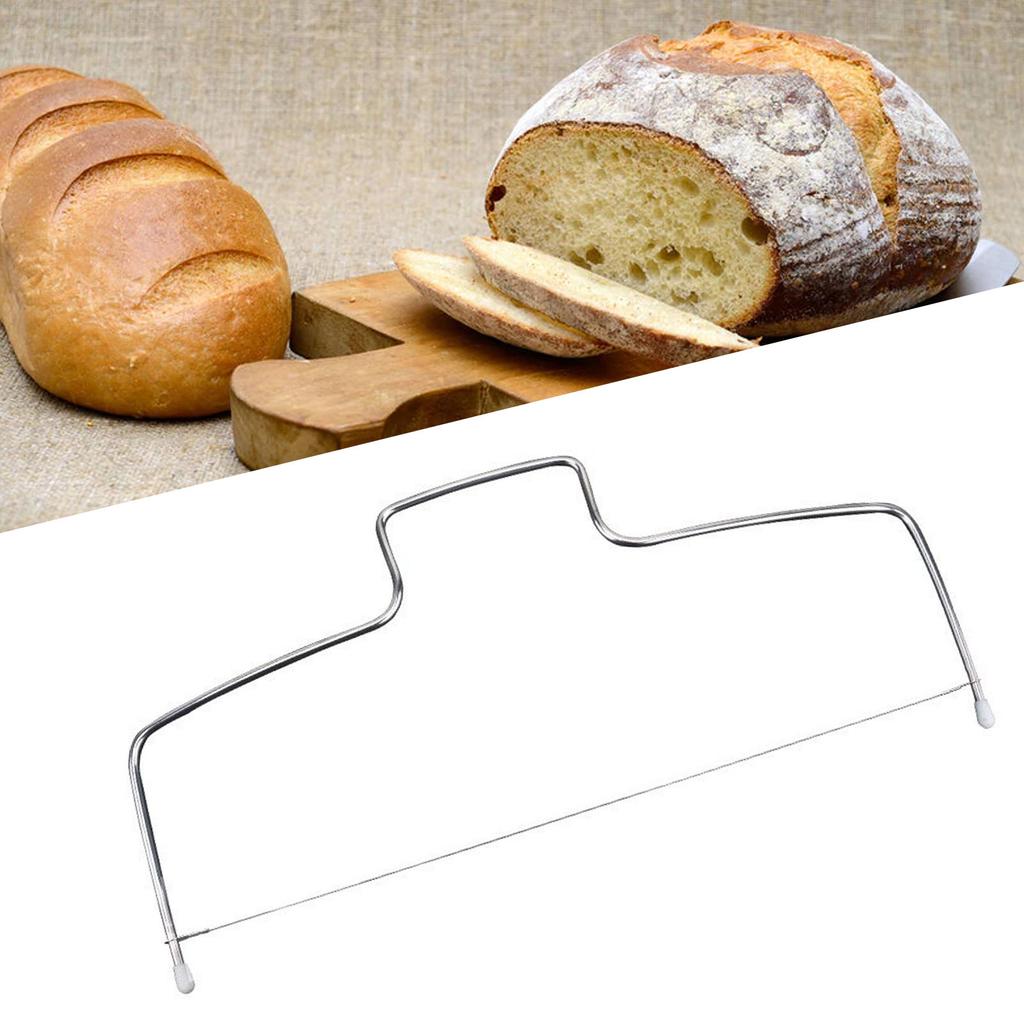 Cake Leveler Stainless Steel 8 Gear Adjustable Cake Layer Cutter with Detachable Wire for Baking