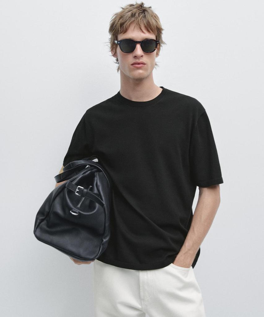 Masimodutti Cotton Knit T-Shirt