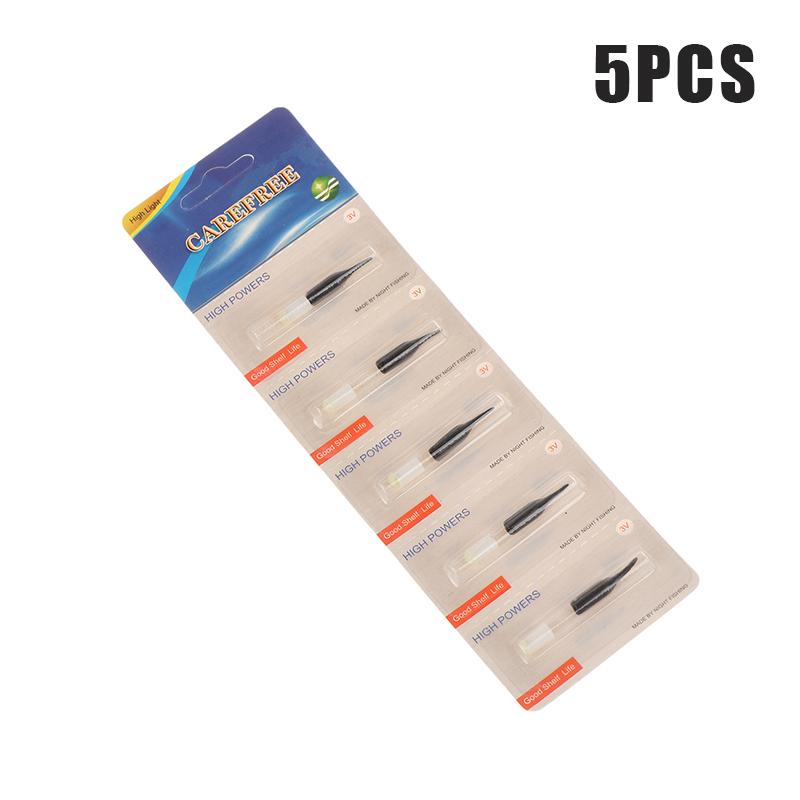 5 Stück Elektrischer Angelposen-Schwanz LED Elektronisches Licht Leuchtendes Treiblicht LED Lampe Licht Angelzubehör Oder 5 Stück 311 Batterie