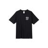 T-shirt da uomo nere con scollo rotondo, vestibilità dritta moderata FV3491-010