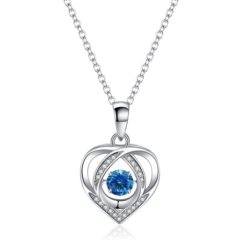 

Crafted Titanium Beautifully Steel Heart Necklace Perfect For Gifting And Wear Daily синій