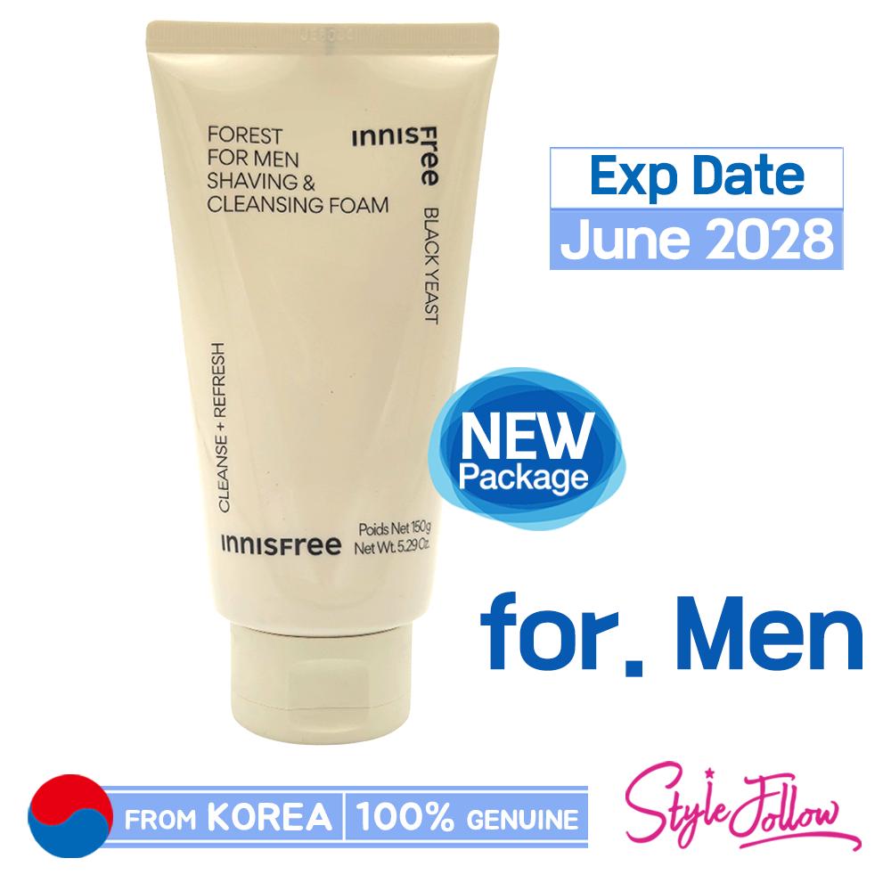 [INNISFREE] Пена для бритья и очищения для мужчин Forest 150 г 1pc + Sample Gifts
