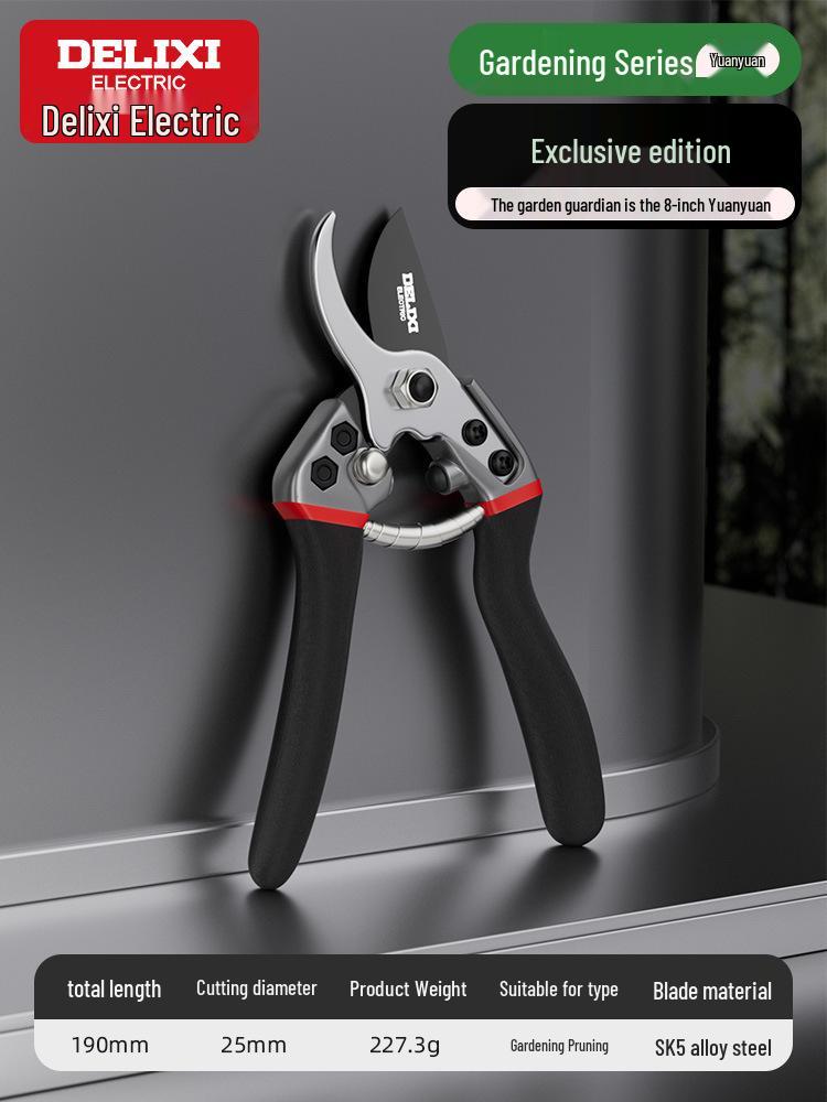 Delixi Electric Pruning Shears for Gardening, Branch Cutting, and Fruit Tree Pruning