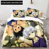 Hunter X Hunter 3D Bedding Set Japanese Anime Twin Queen King Quilt Cover Pillowcases Polyester For Boys Duvet Cover Sets