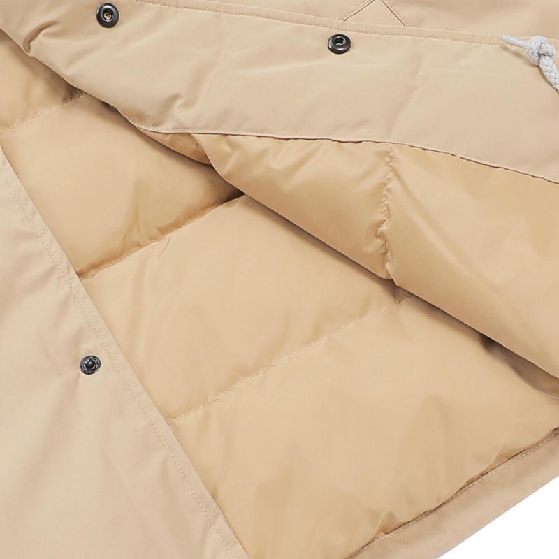 Vans Off The Wall Transit Coach Thick Hooded Warm Down Jacket Men Jackets Khaki VN000KCU4MG