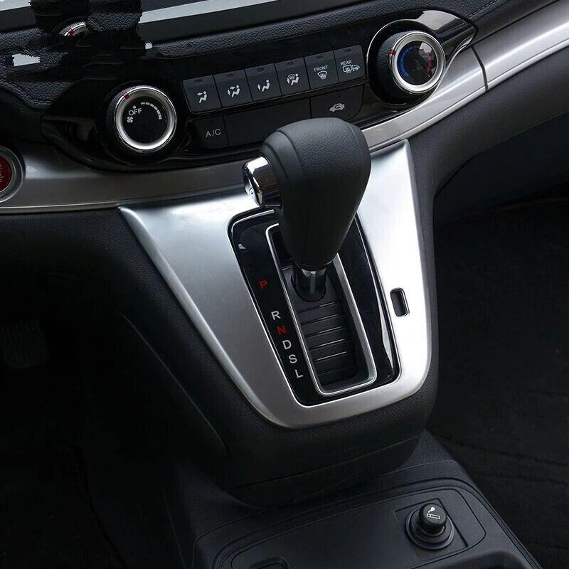 Für Honda CRV CR-V Auto Schaltknauf Hebel Verschiebung Rahmen Panel Aufkleber Abdeckung Zubehör Trim ABS 2012 2013 2014 2015 2016