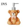 Decorative Ceramic Bottle Christmas Soap Dispenser, Gingerbread Man House Bear Liquid Hand Dispenser Container, Refillable Shower Gel Lotion