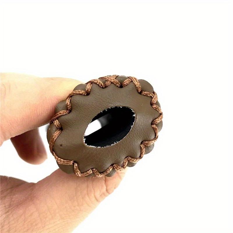 City Retro Bicycle Folding Bike Grips Artificial Leather 90mm 123mm Handlebar Grips Soft and Comfortable Bicycle Grips