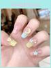 Authentic Handcrafted Dopamine Nail Stickers Perfect For Summer French Manicure
