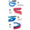 Silicone Pie Crust Shields Adjustable 8.5-11.4 Inch Pizza Edge Guard Reusable Baking Protector for Perfect Pie Edges