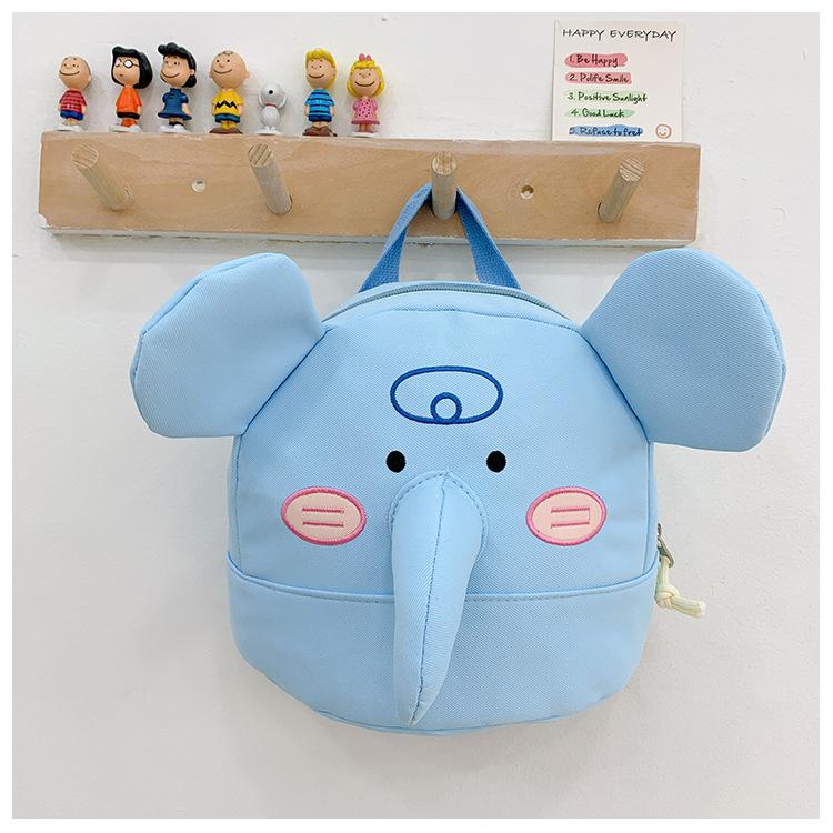 School bag new cute cartoon baby elephant school bag small class boys and girls snacks backpack trend