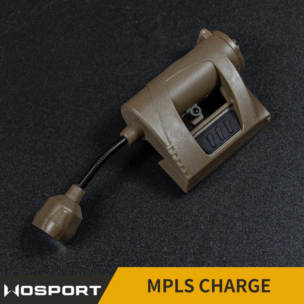 Tactical Helmet Light Mpls Charge 4 Mode Green Red IR Laser Helmet Lamp Energy Saving Hunting Airsoft Military Helmet Flashlight