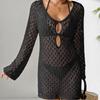 New Style Sheer Sexy Beach Dress, Bikini Top and Coverall Dress for Women