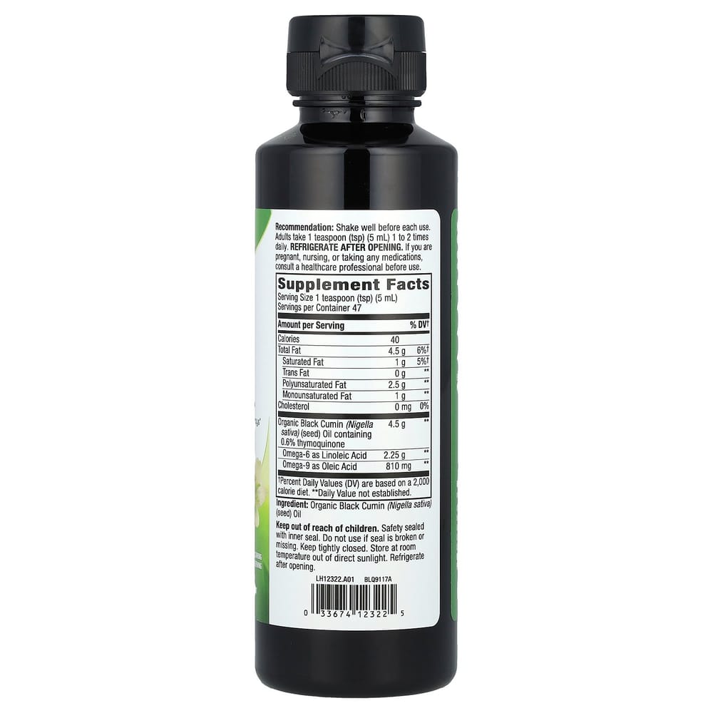 Nature's Way Black Seed Oil, 236ml (8 Fl Oz)
