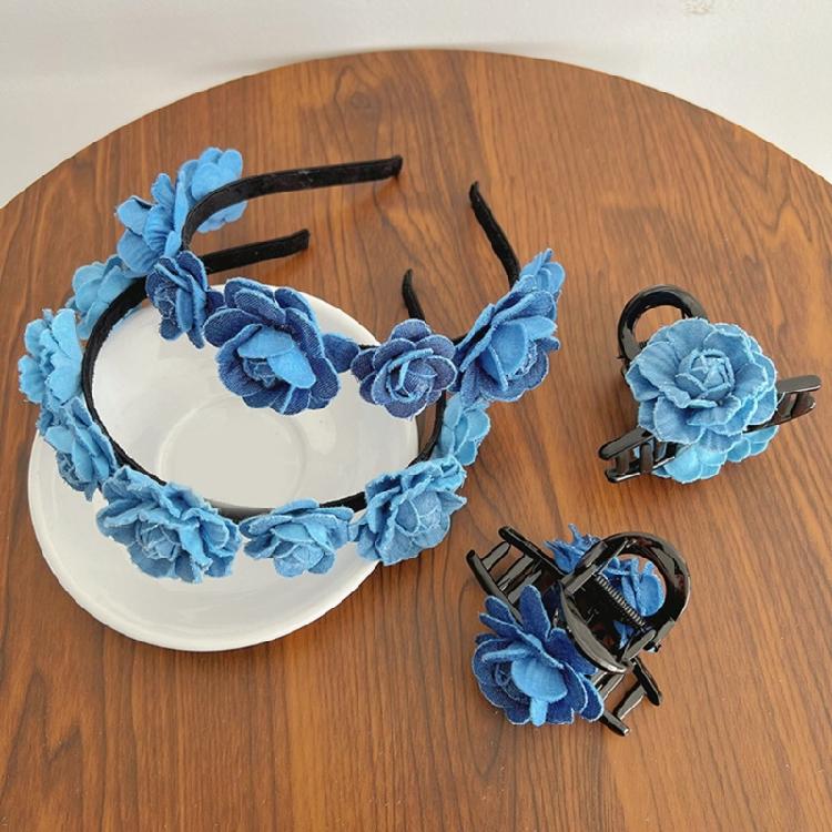 Delicate Camellia Headpiece Elegant Beautiful Headbands Comfortable Hair Hoop Camellia Hair Accessory