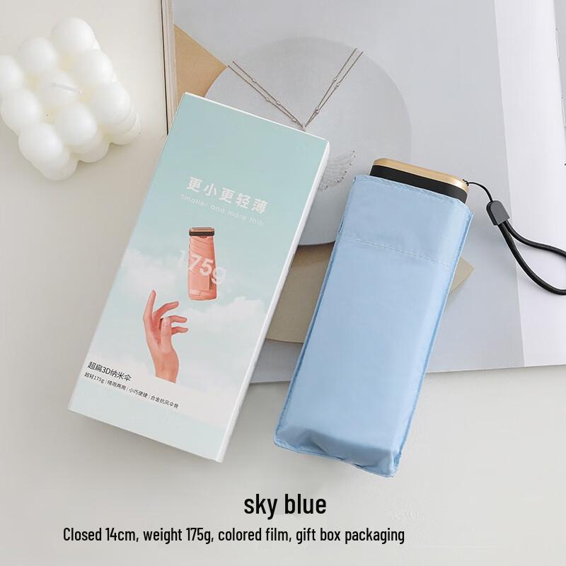 KarLot Ultra-Light Portable Folding Sun Umbrella 90*52cm