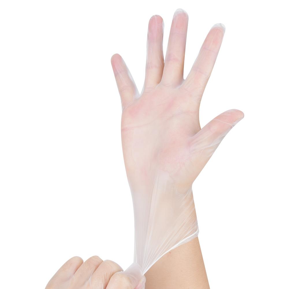 100pcs   Box Disposable Gloves PVC Protective Gloves for Workplace Outdoor