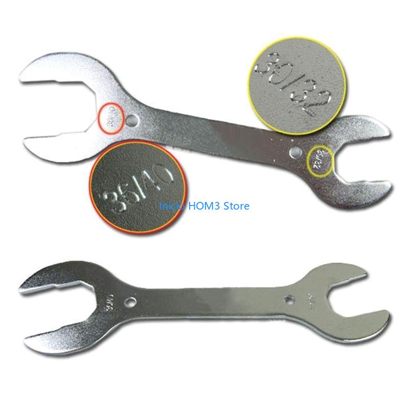 A5YD Dual End Wrench 30-40mm Opening Dual Use End Small Spanner for Car Bike Headset CN