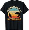 50th Birthday Fishing O'Fishally 50 Years Old Vintage T-shirt