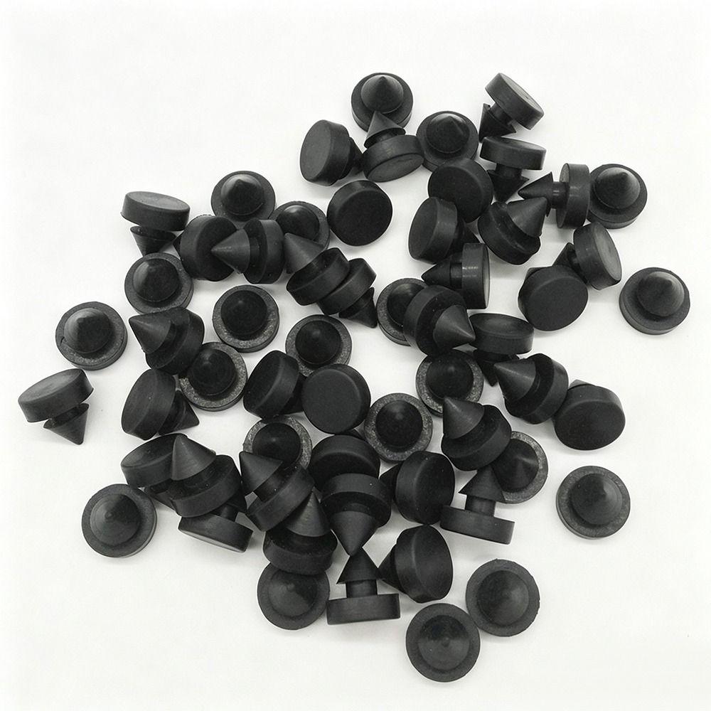 10Pcs 12*12mm Rubber Nail Plug Anti Collision Elevator Door Stopper Security Shock Absorption
