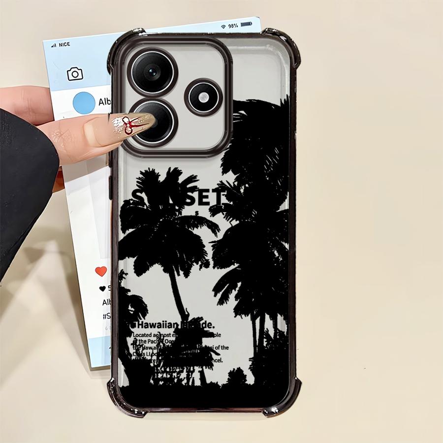 

Case for Redmi Note 14 Pro Plus A3 A5 Note 13 13C 9 Pro 11 K80 11s 10 Lite 12 Phone Cover Coconut Grove Redmi Note 10 Lite