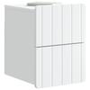 Wall Mounted Nightstand 2 pcs White 33 x 34.5 x 43 cm