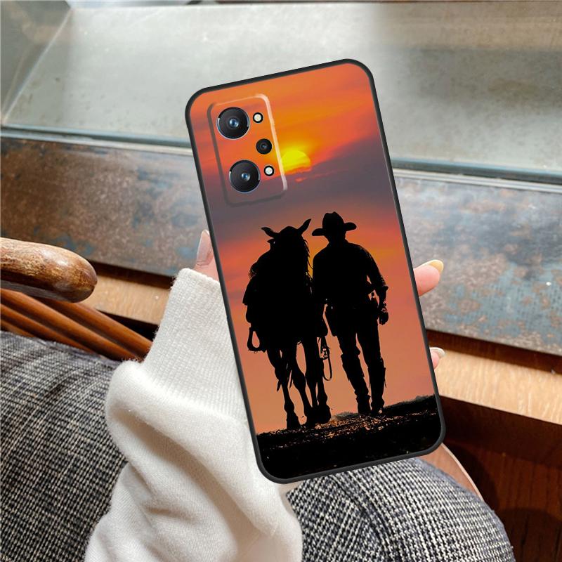 Cowboy Case For Realme 11 12 13 14 Pro Plus C53 C55 C51 C25 C63 C61 C65 C67 C71 C75 GT6 GT7 15 Pro