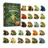 Holiday Tree Pendant Frog Advent Calendar 2026, 24 Days Christmas Countdown with Pcs 2D for Acrylic Ornaments, Cute Hanging Pendants Parties,