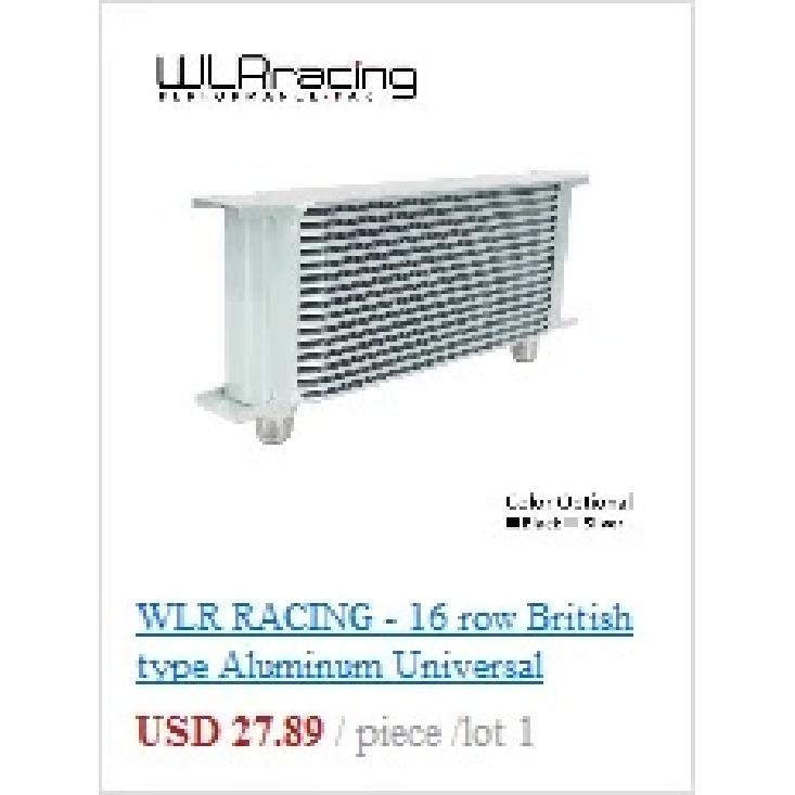 WLR - New British type Universal Engine Oil Cooler Mounting Bracket Kit 2mm Thickness Aluminum WLR-OCB01