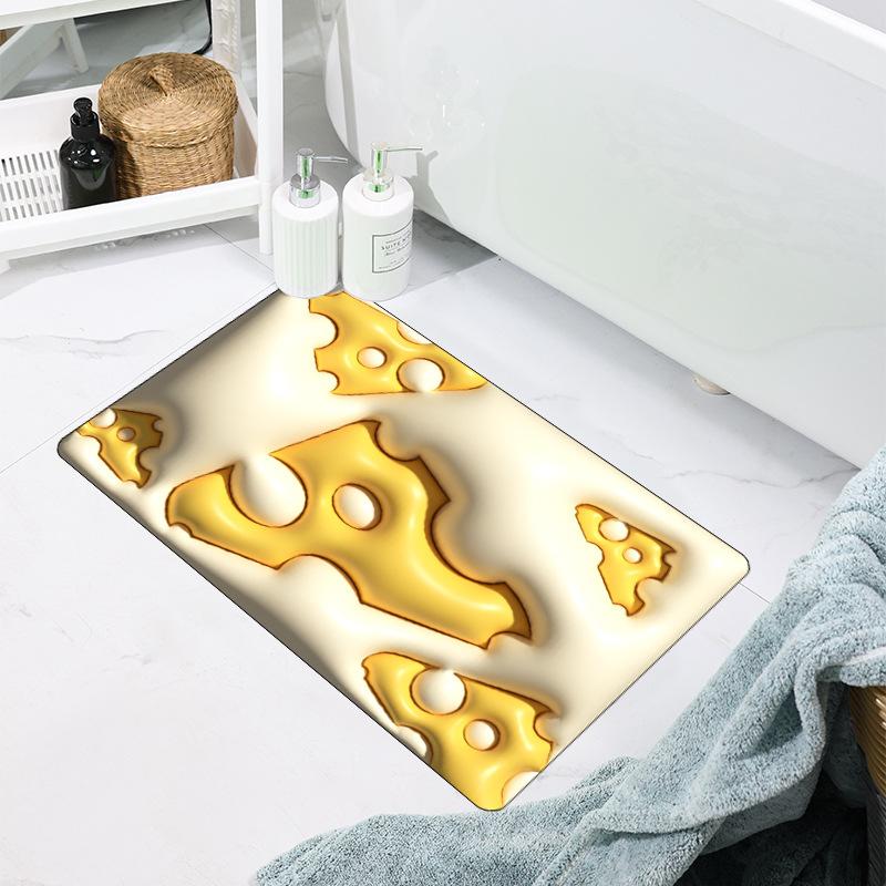 

Диатомовая грязь Мягкий коврик для двери Водопоглощающий коврик для ванной комнаты, кухни, прихожей, противоскользящий коврик для пола, быстросохнущий ковер, простой коврик 40x60CM-a