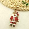 1pc Santa Claus Key Chain Holiday Souvenir Gifts Wholesale