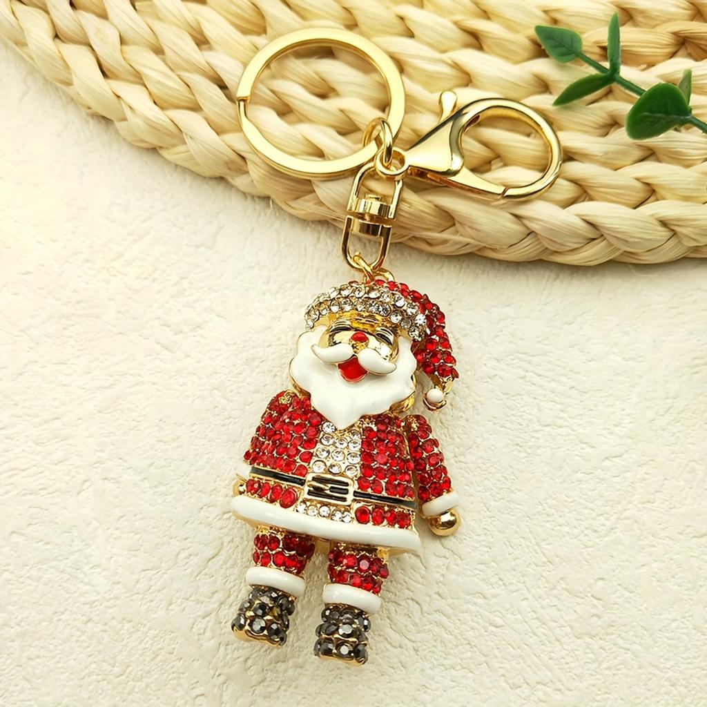 1pc Santa Claus Key Chain Holiday Souvenir Gifts Wholesale