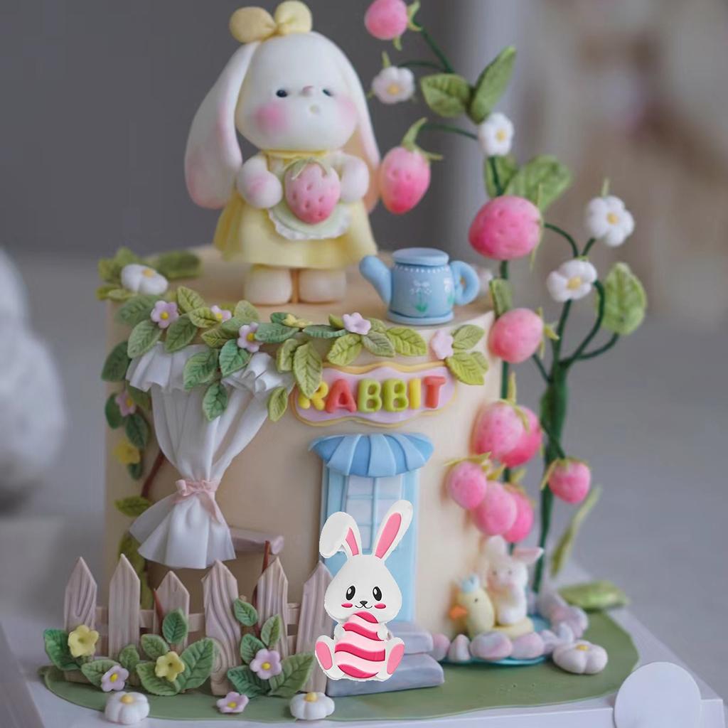 Velikonoční králík Mrkev Silikonové formy Bunny Fondant Forma na čokoládu Pomůcky na zdobení dortů Formy na mýdlo z polymerové hmoty Pryskyřice