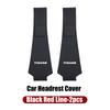 Car Leather Headrest Protective Cover Storage Bag For VW Golf Jetta Passat mk4 mk5 mk6 CC Golf 5 7 Tiguan Scirocco Magotan  g63