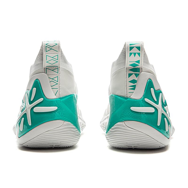 LiNing Wow11 Cushioning Abrasion Resistant Lightweight Mid Top GCU Basketball Shoes Men's Waterdrop Gray