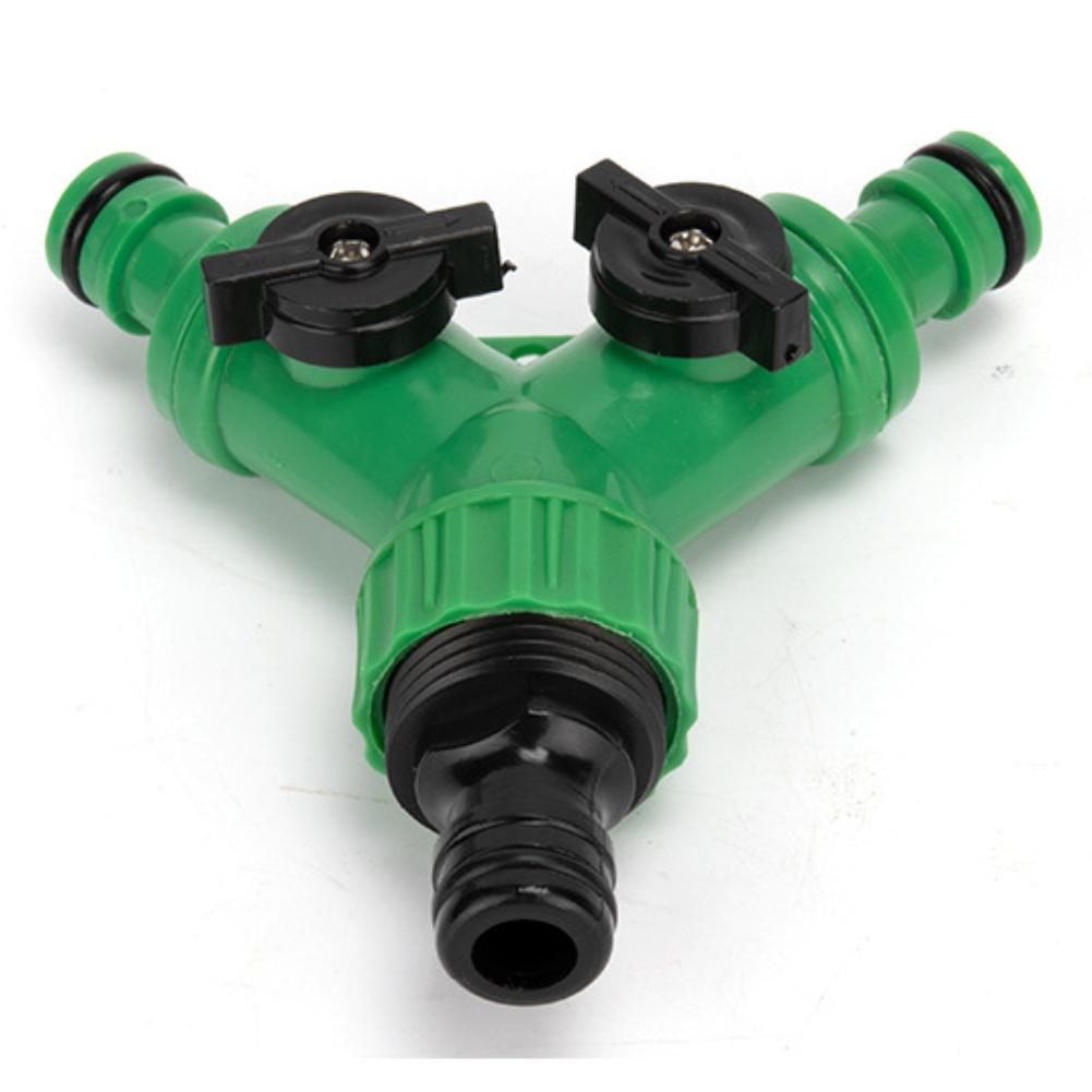 ABS Plastic Construction 3-way Hose Splitter Inner Sealing Rings