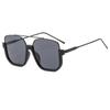 68259 Semi-Rimless Square Sunglasses for Men Women, Fashion Stylish Oversized Sun Glasses, Trendy Personalized Shades 603421
