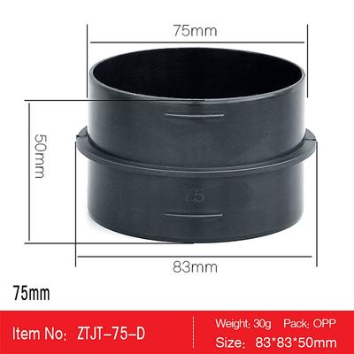 For Webasto/Eberspacher Diesel Heater 75mm To 75mm Ducting Joiner Connector Pipe