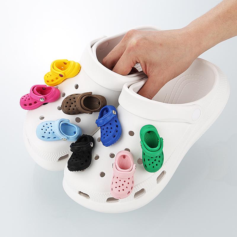 Hebillas de Zapatilla de Dibujos Animados Mini: Lindas Decoraciones para Zapatos DIY