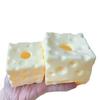 Yousheng Cheese Ball Crust Squeeze Toy Stress Relief Cheese Cube Fidget Toy Simulated Cheese Sensory Toy Stress Ball Hand Exercise Toy