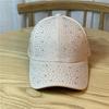 Cotton Full Rhinestone Baseball Hat Solid Color Sunscreen Hat Hotfix Rhinestones Baseball Cap  Girl