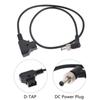 D-Tap To Locking Dc2.1Mm Dc2.5Mm Monitors Power Cable Right Angle Cable Suitable For Atomos Video Assists Monitors