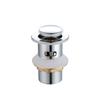 Press Type Pop-up Sink Drain G1-1/4 Sink Drain Plug Rust-proof Basin Drainer  Washroom