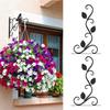 2Pcs European Style WallMounted Iron Hanger Hook for Flower Pots Garden Decoration Ornament