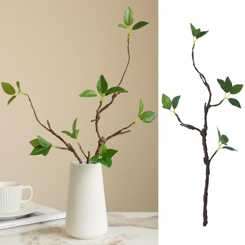 44Cm Artificial Green Plants Branches Home Decorations Green Leaves Flower Arrangements Decoration