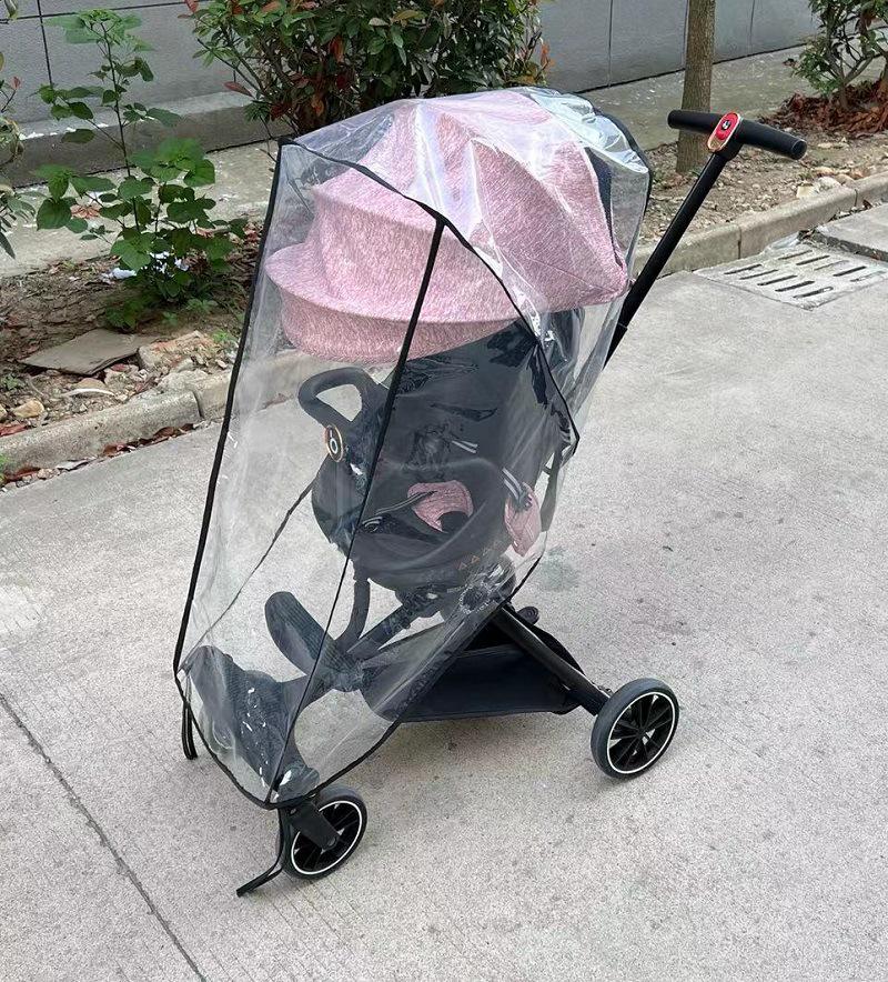 Windproof Rain Shield for Baby Strollers - Breathable Protective Cover