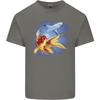 Great White Shark vs Goldfish Unisexs Light Cotton TShirt